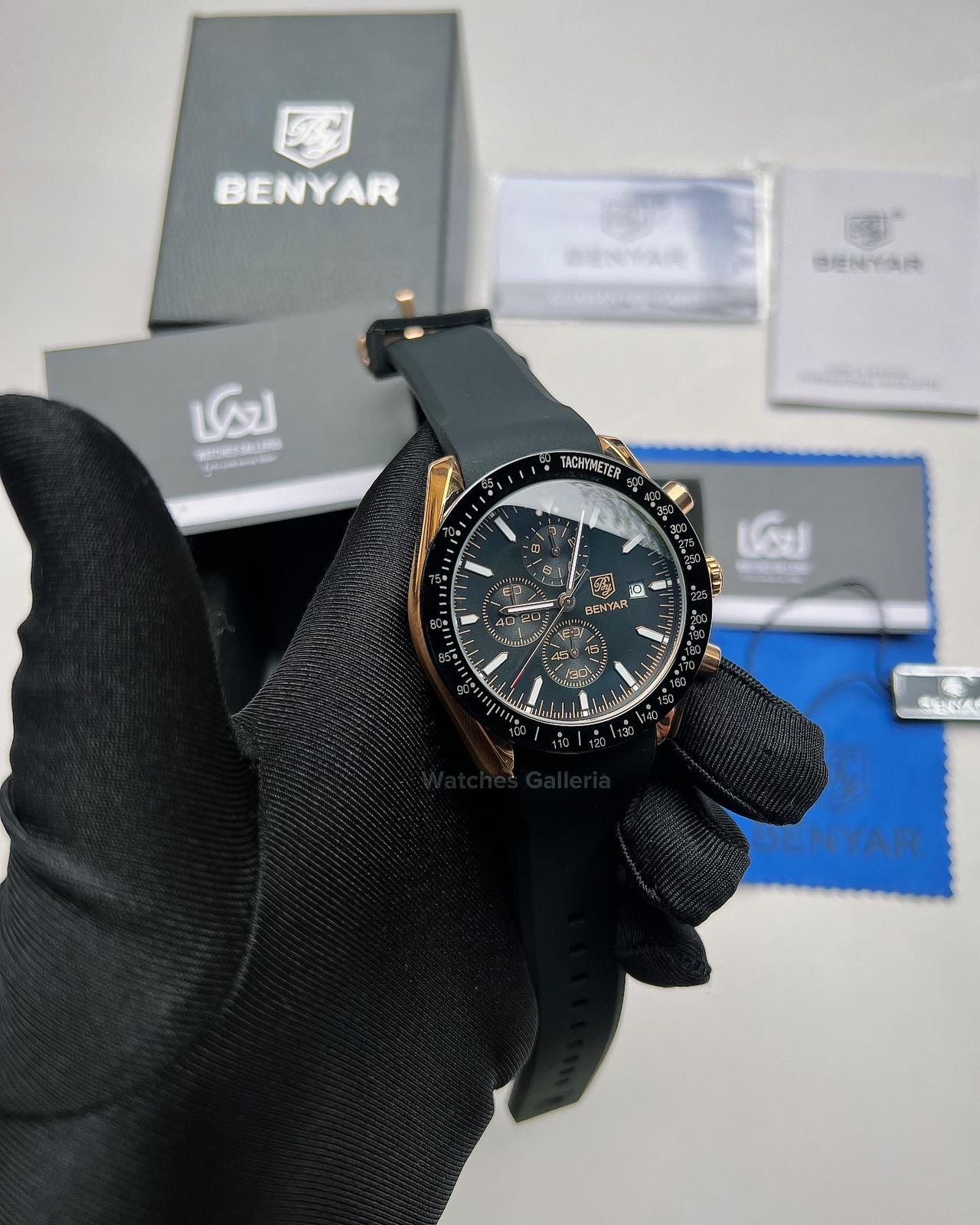 Benyar Speedmaster Quartz (Gold Black) BY5140