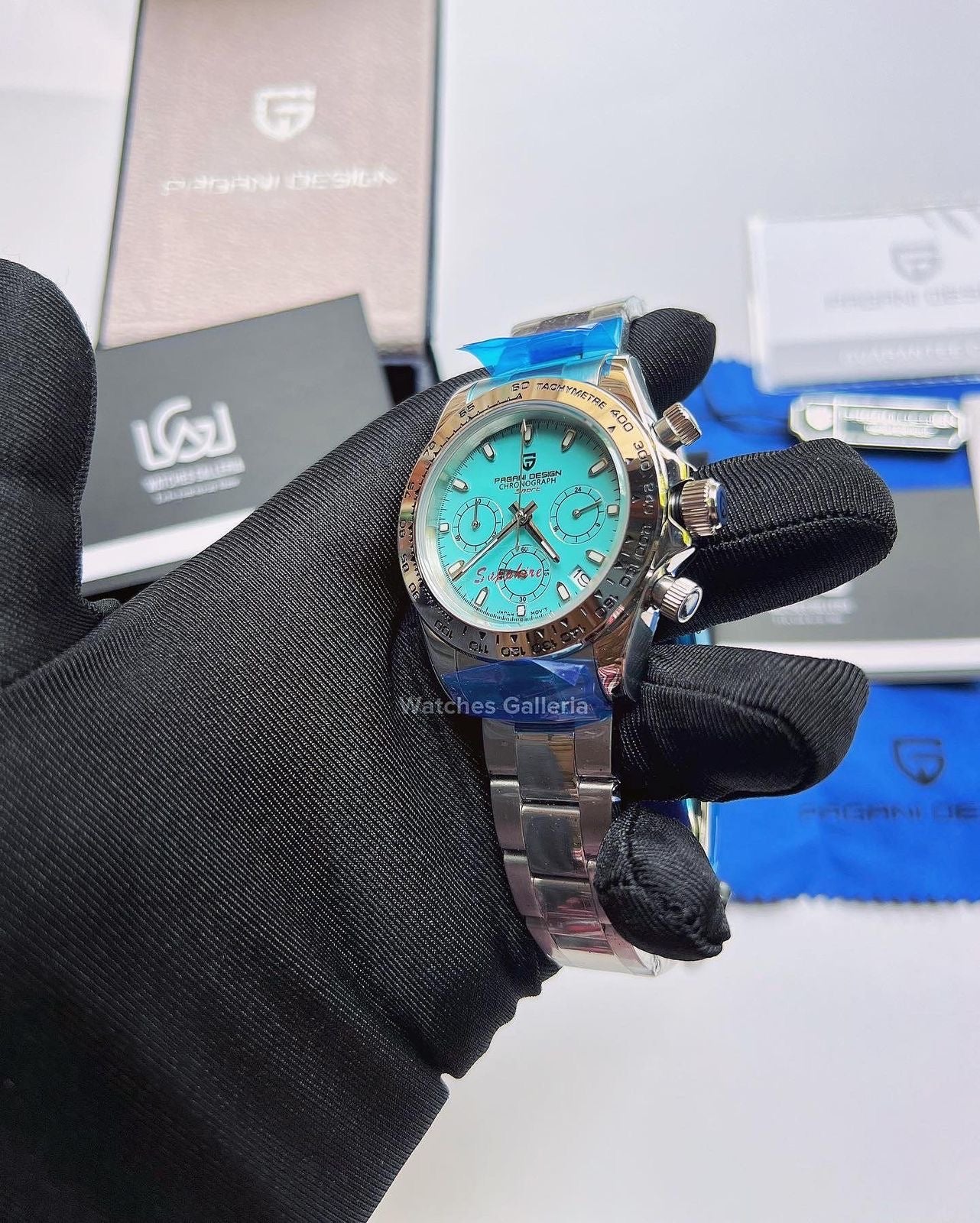 Pagani Design Daytona Quartz (Tifanny Blue) PD1727