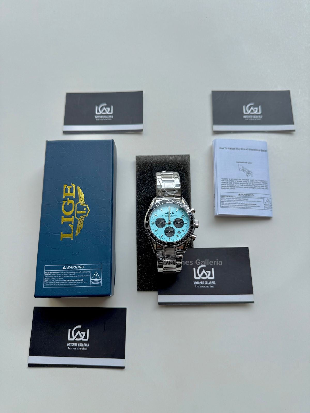 Lige Speedmaster Moonswatch Quartz (Tifanny) Lige89137 Watches Galleria © Copyrights All Right Reserved