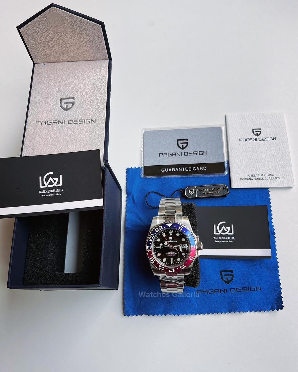 Pagani Design GMT Master Automatic (Pepsi) PD1662