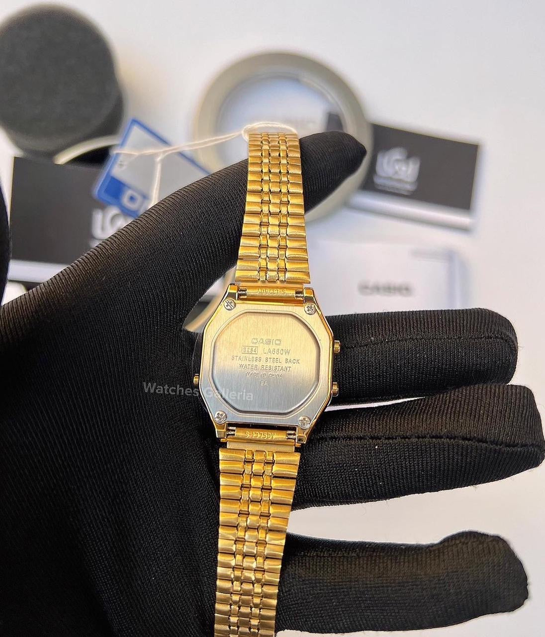Casio Digital Watch (Gold) LA680W