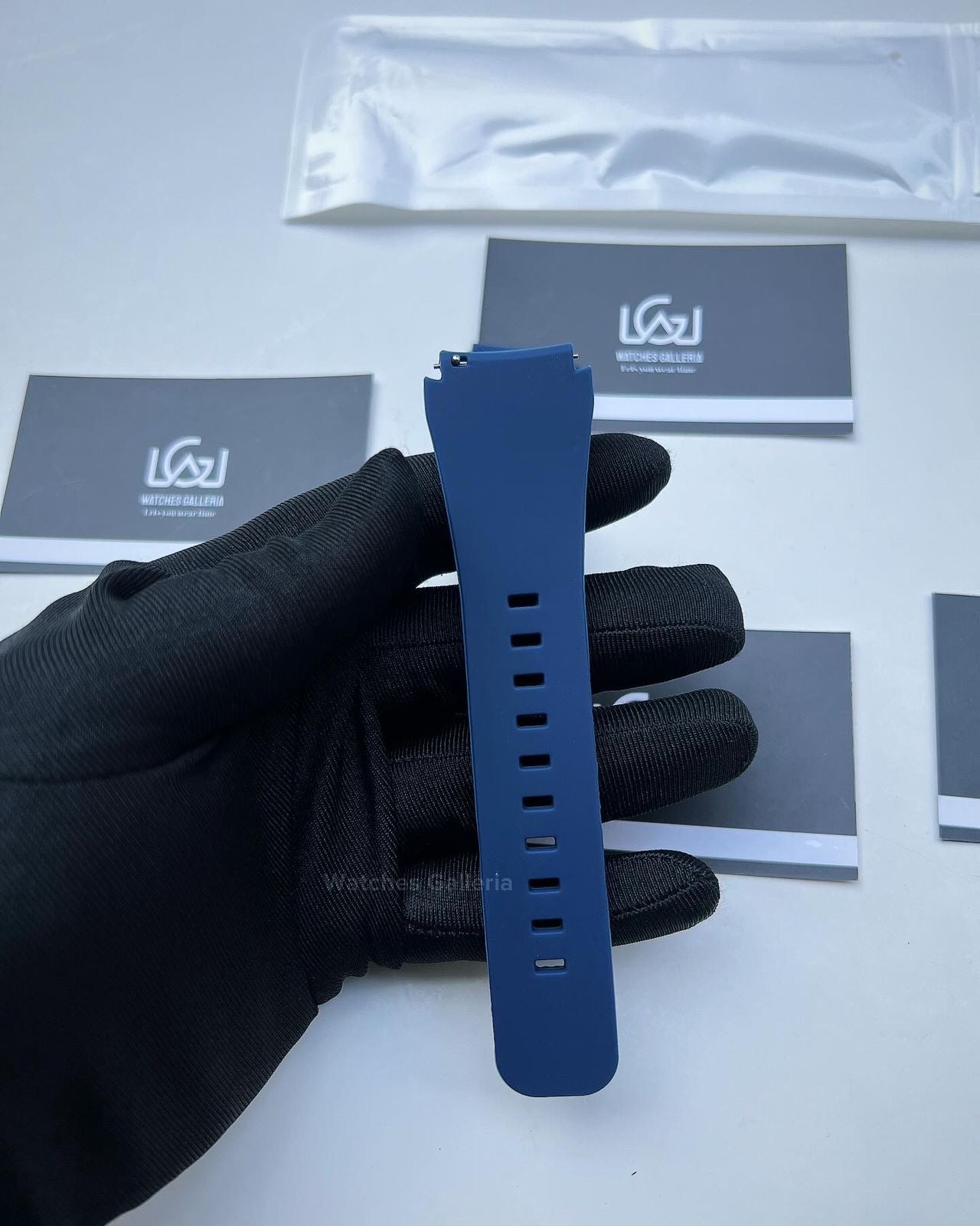 Rubber Straps for Samsung Gear S3 & Huawei GT46mm (Blue)