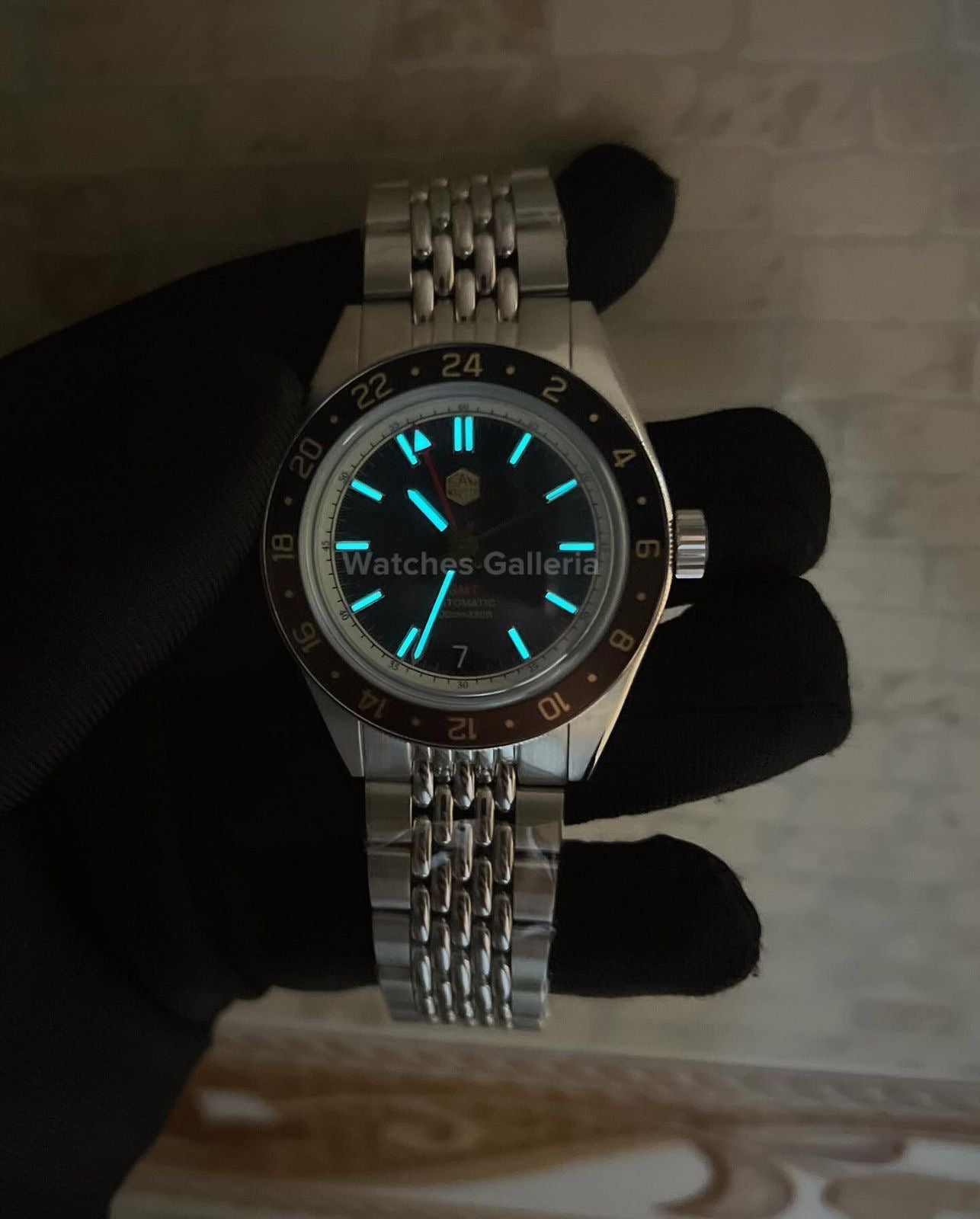 San Martin GMT RootBeer Automatic SN0116 Watches Galleria