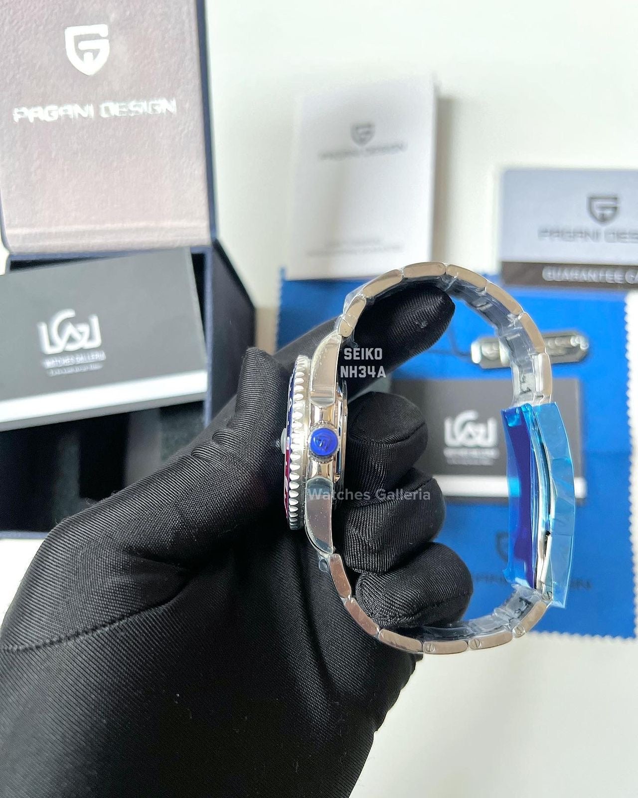 Pagani Design GMT Master V3 Seiko NH34A Automatic (Pepsi) PD1662A