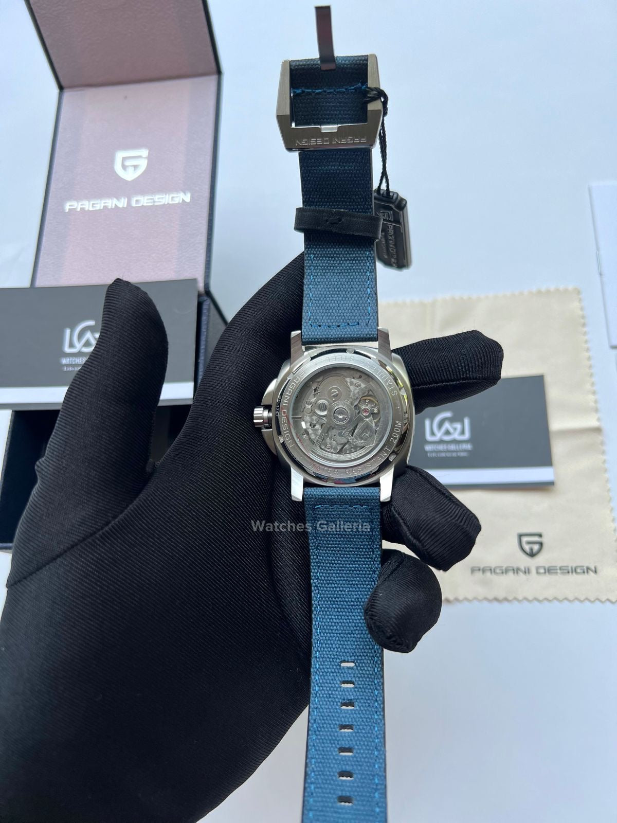 Pagani Design Submersible Automatic Divers Watch (Blue) PD1767 Watches Galleria