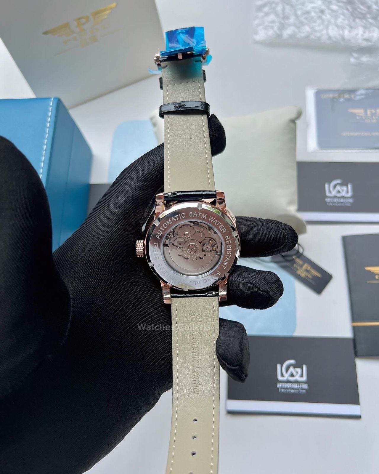 Pindu Design Casino Roulette Watch (Baguette Cut Diamonds Dial) P6617 Watches Galleria