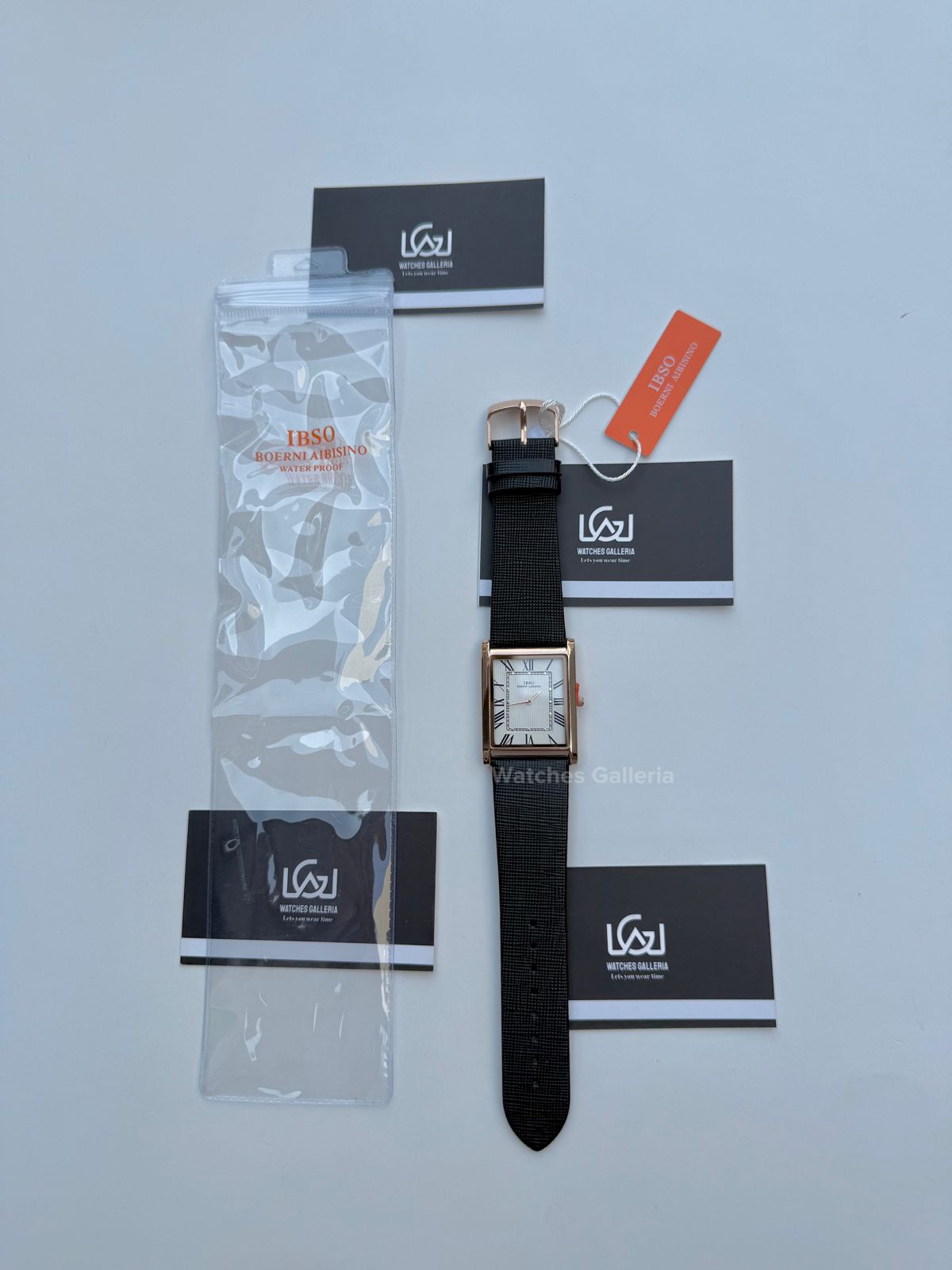 IBSO Tank Watch Quartz (White) IBSO2232 Watches Galleria