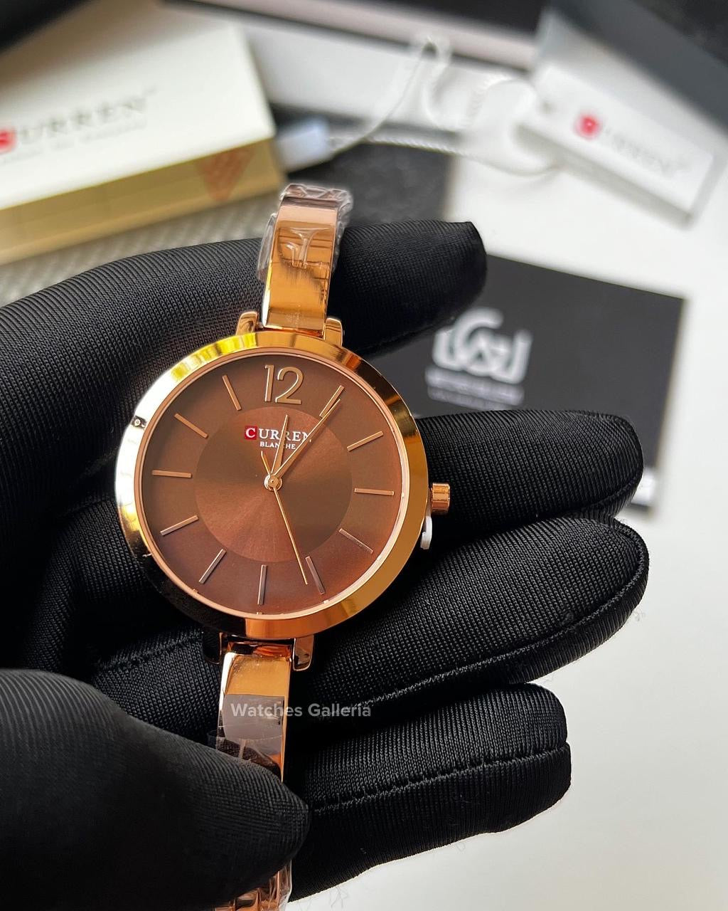 Curren Ladies Quartz Watch (Chocolate) C9012