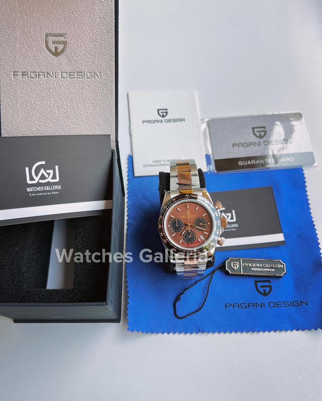 Pagani Design Daytona Quartz (Two Tone Chocolate) PD1644