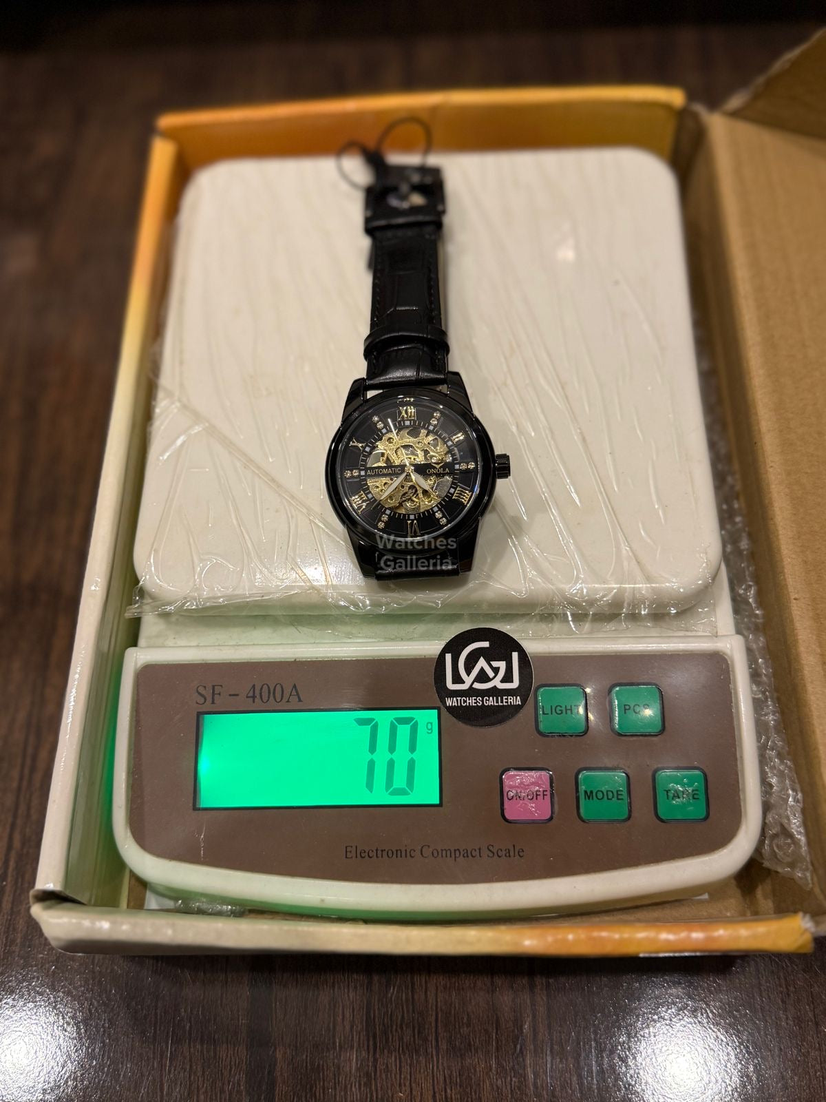 Onola Skeleton Watch Automatic (Black) ON3861 Watches Galleria