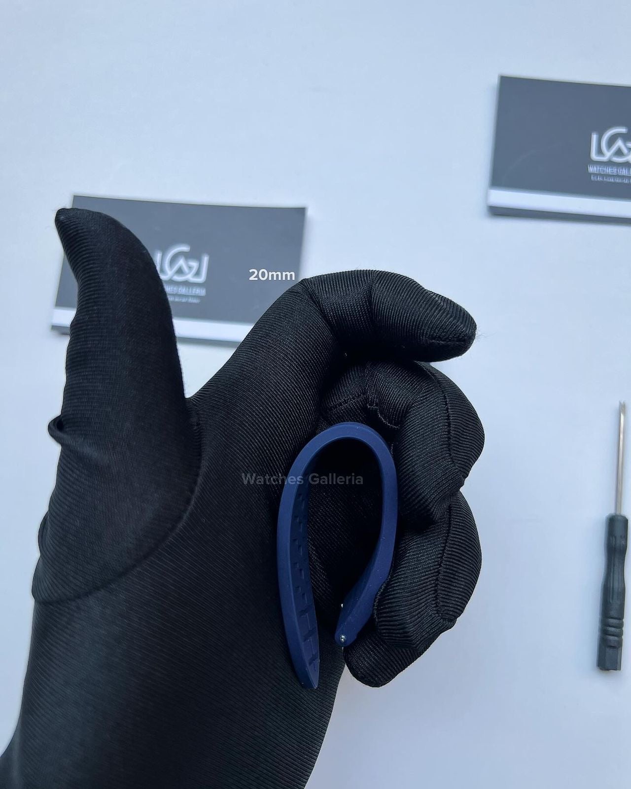 Silicon Straps Quick Release (Blue Silver Buckle) 20mm & 22mm