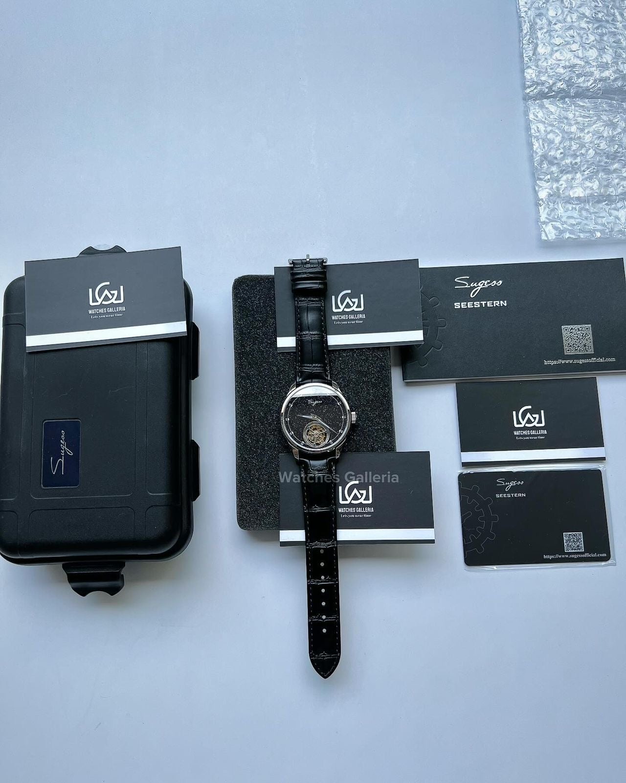Suguess Tourbillon Master Automatic (Black) SU8230STRF Watches Galleria