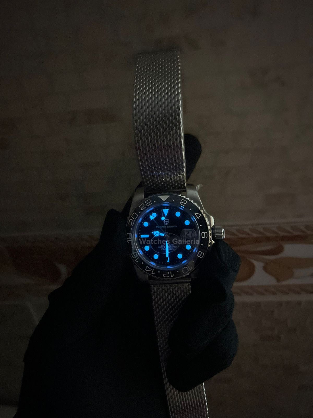 Pagani Design GMT Master I Automatic Watch (Exclusive Mesh Bracelet) PD1662 Watches Galleria