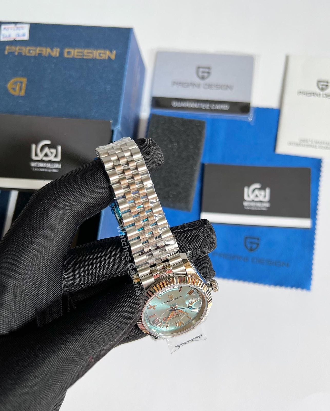 Pagani Design Date Day 36mm Automatic (Ice Blue)  PD1752 "Limited Edition"
