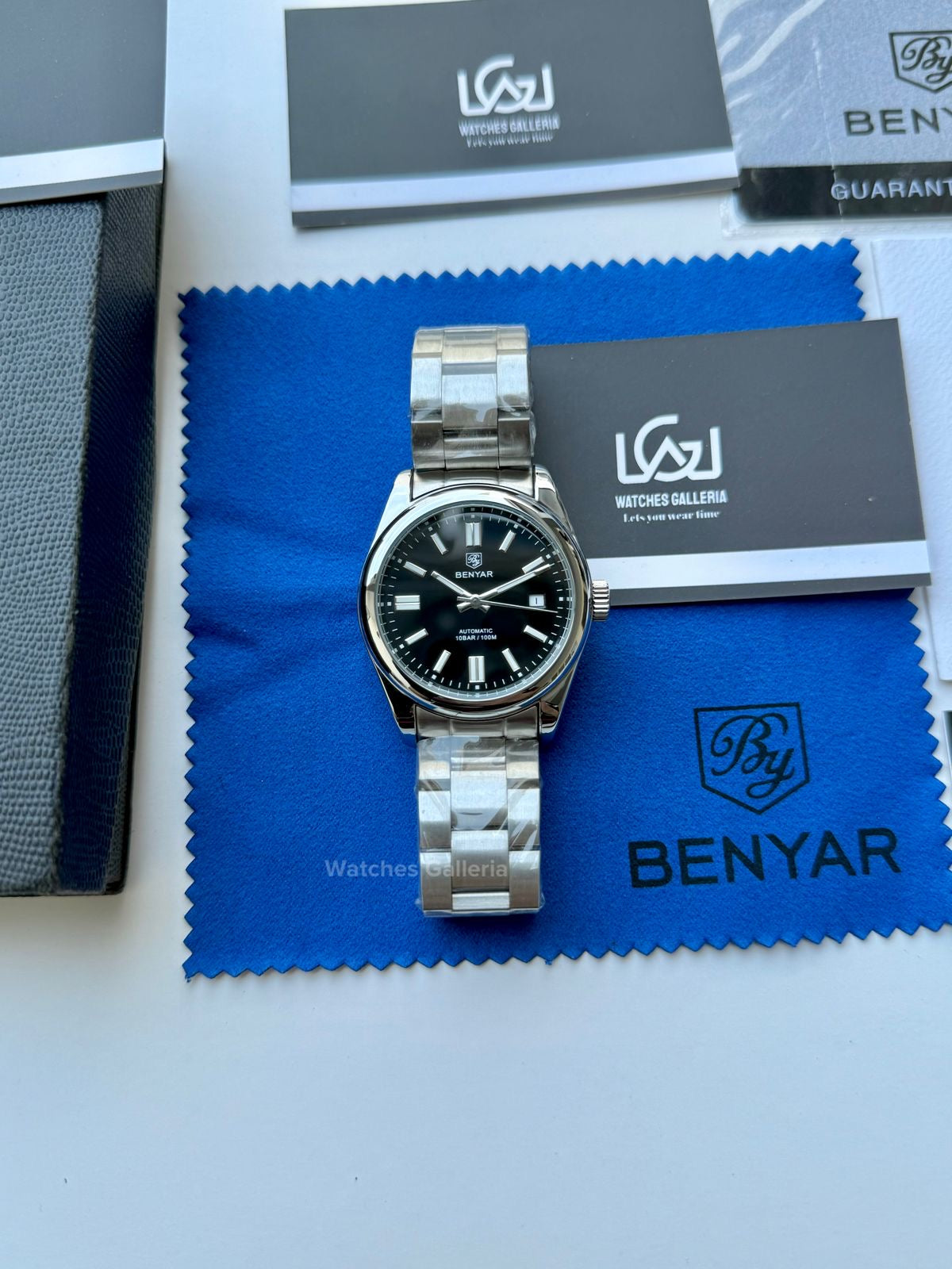 Benyar Oyster Perpetual Automatic (Black) BY5185 Watches Galleria
