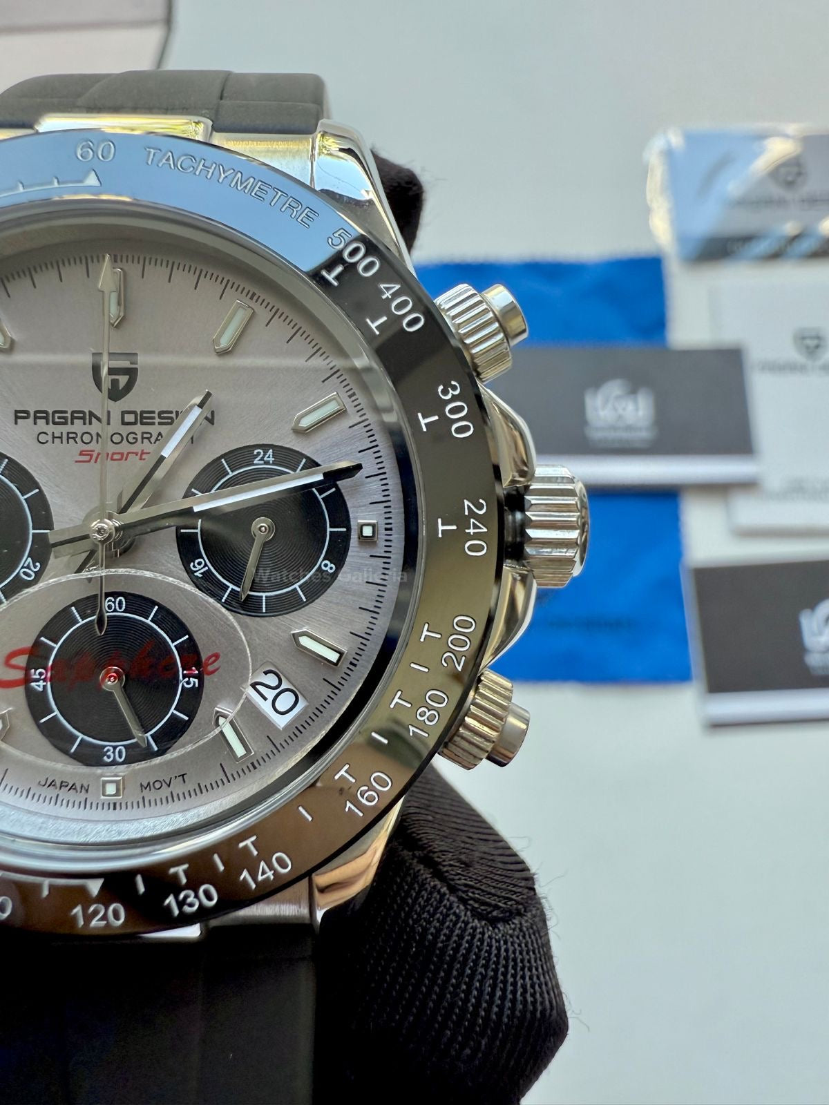 Pagani Design Daytona Quartz (Silver) PD1664
