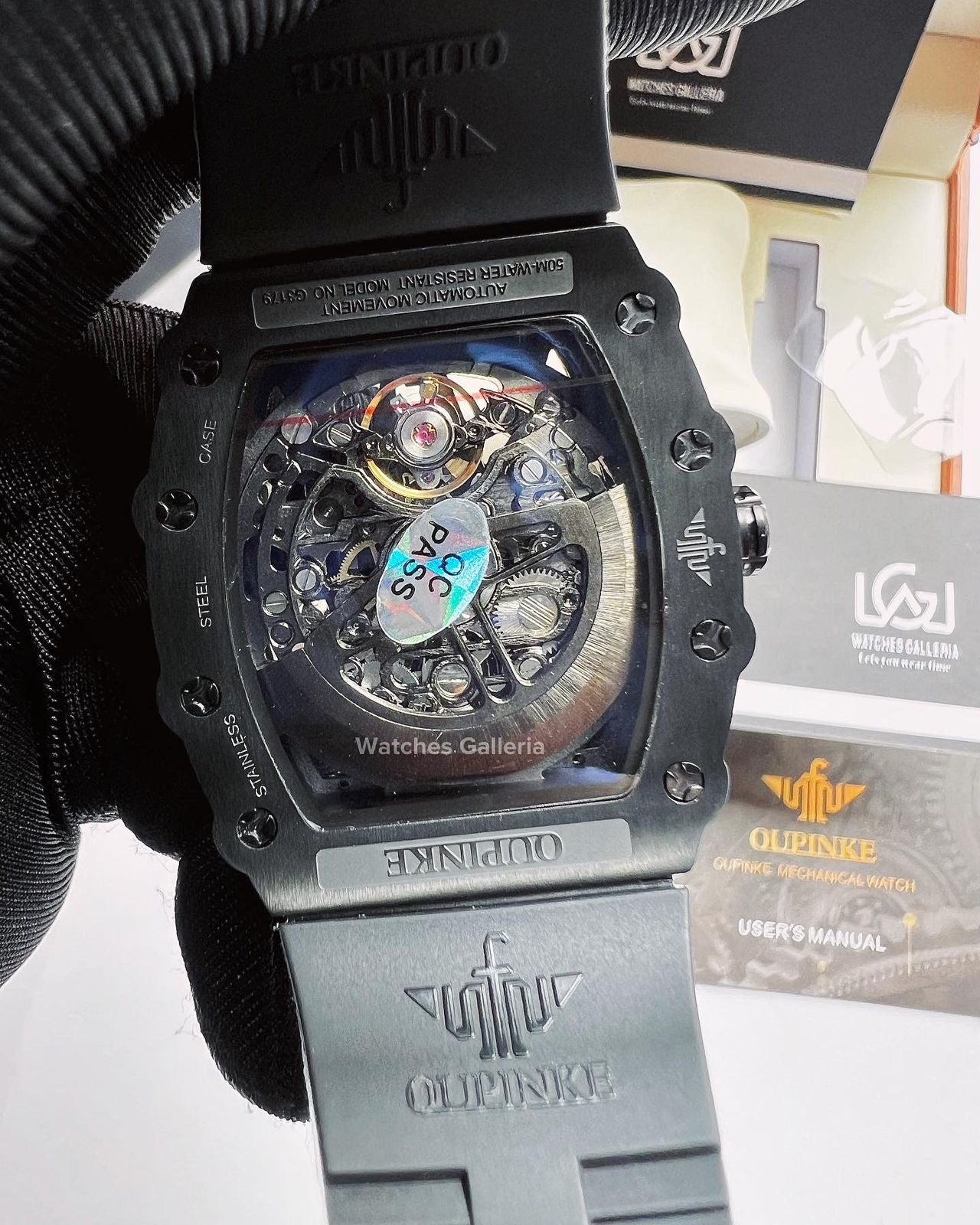 Oupinke Tonneau Skeleton Automatic (Black) Oupinke3179