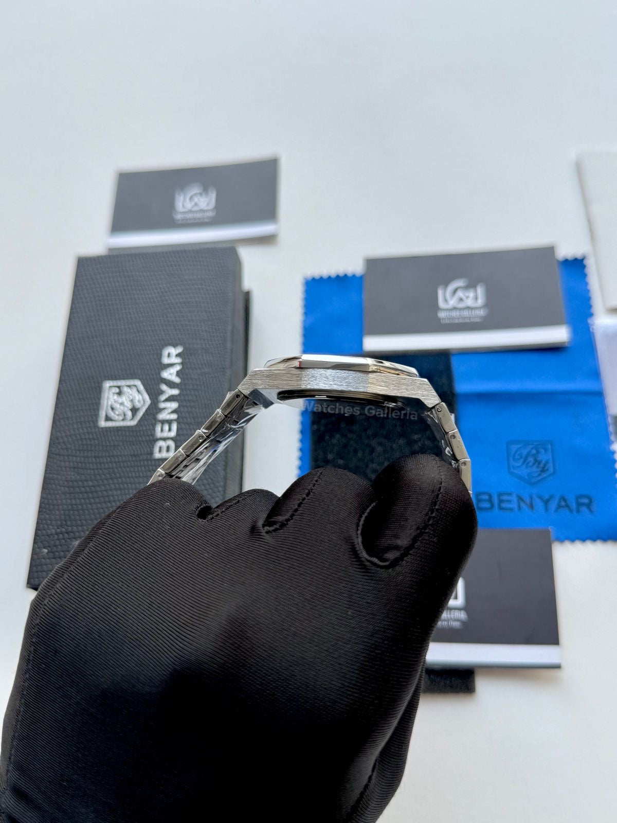 Benyar Royal Oak V2 Quartz (Blue) By5156 Watches Galleria © Copyrights All Right Reserved