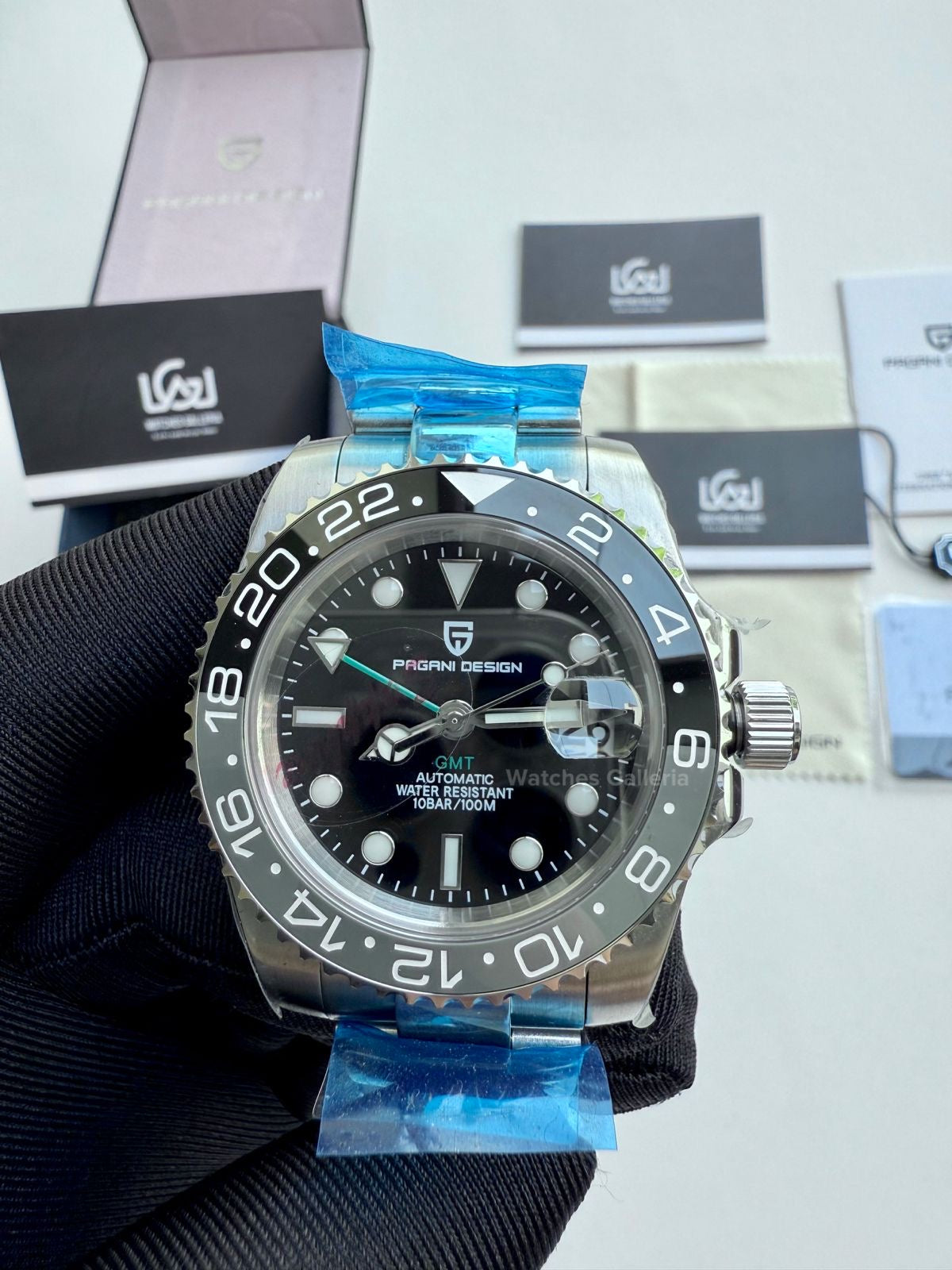 Pagani Design GMT Master II Oyster Bruce Wayne PD1662 Watches Galleria