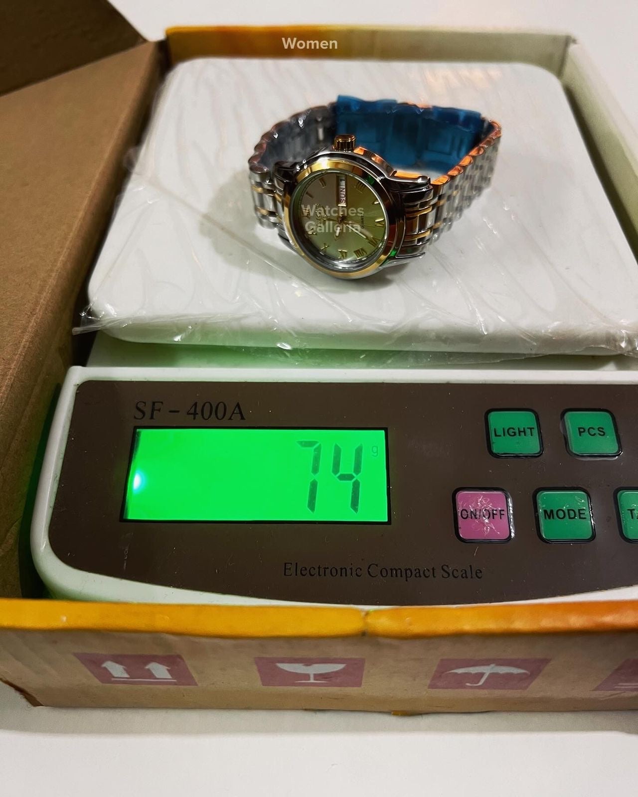 Lige Date Day Couple Watch (Silver/Gold) lige9846 lige 10007L