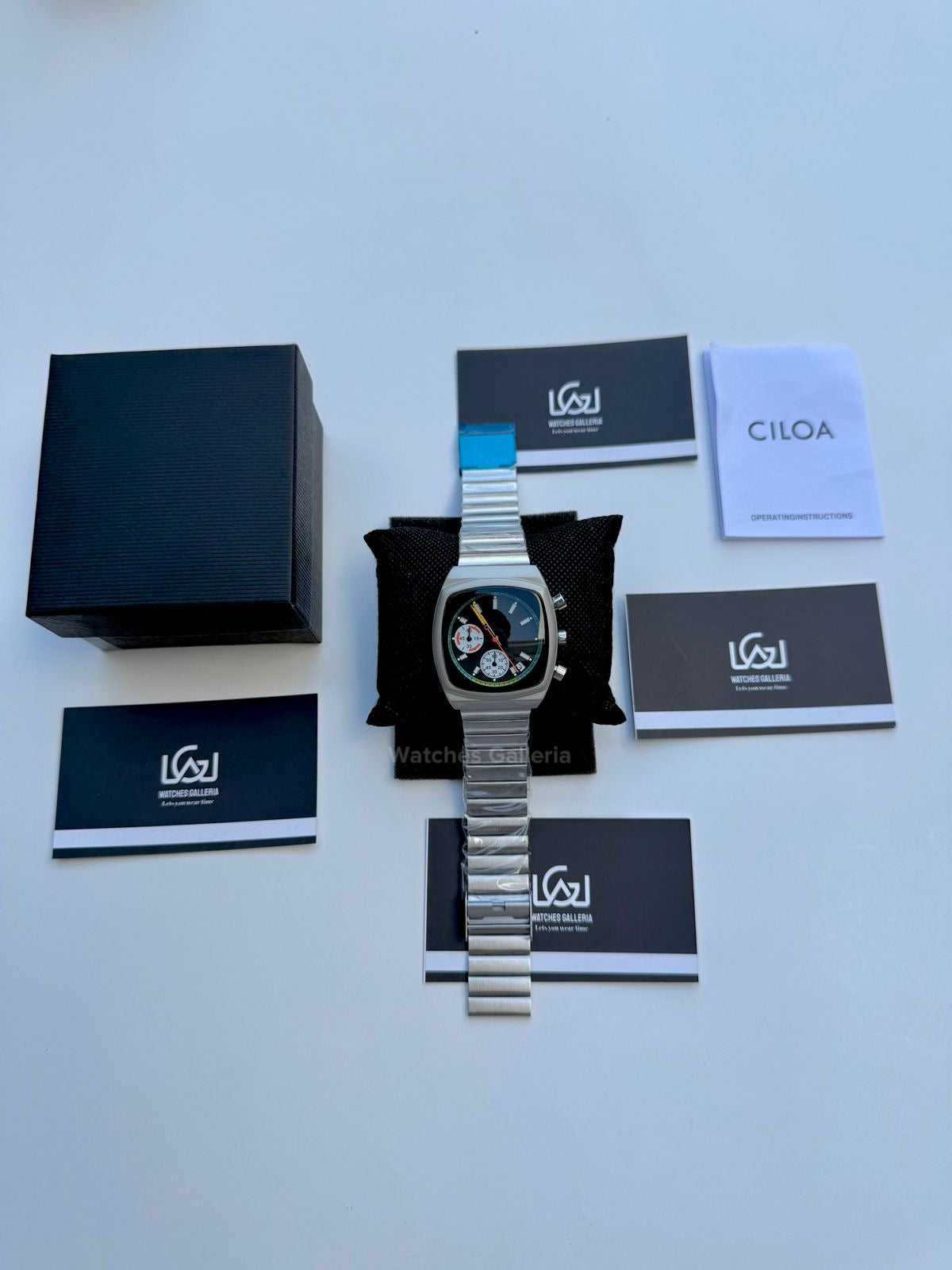 Ciloa Retro Dial Chronograph (Black) ciloa501 Watches Galleria