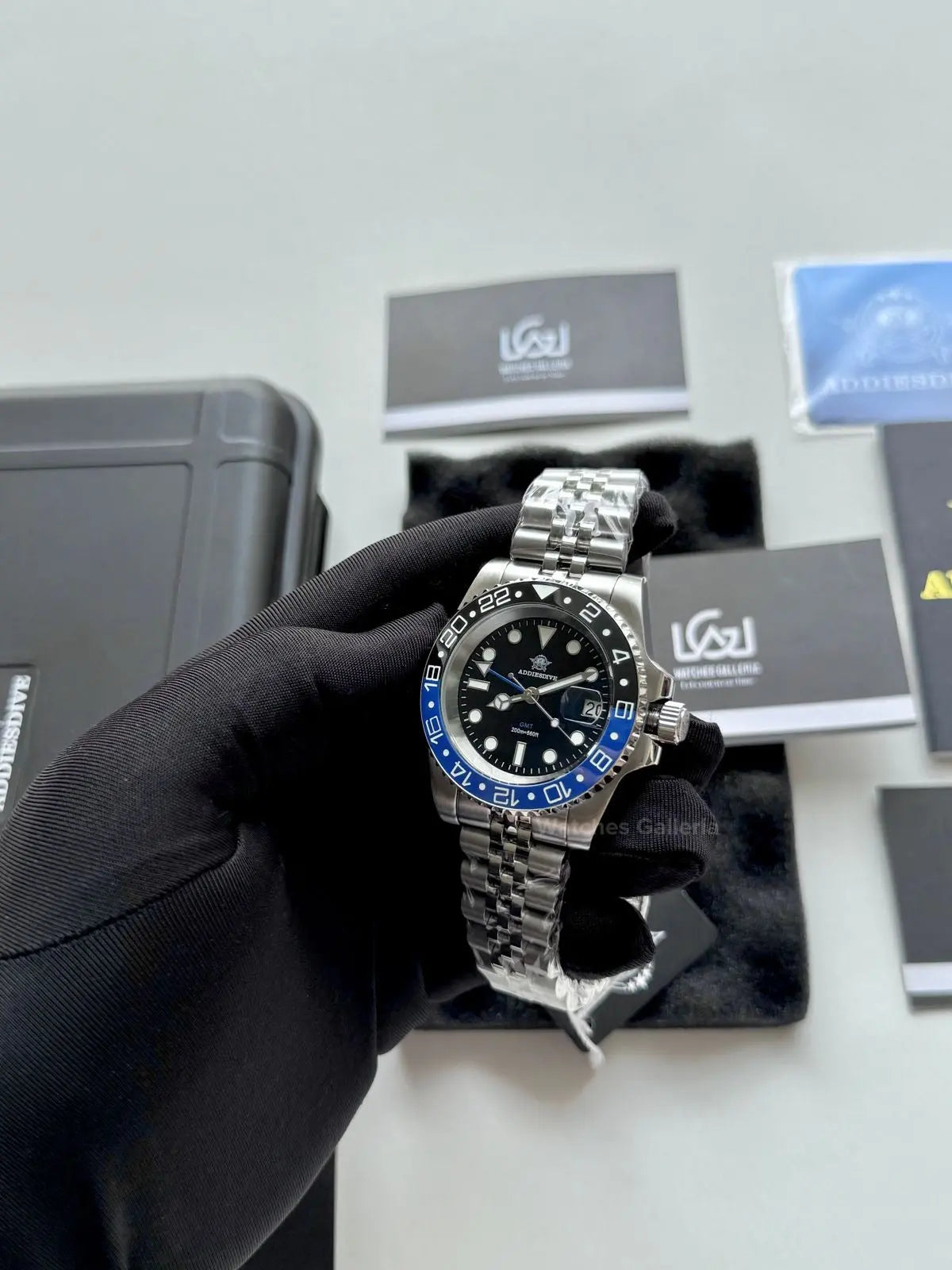 Addiesdive GMT Master Quartz (Batgirl) AD2050 Watches Galleria Š Copyrights All Right Reserved