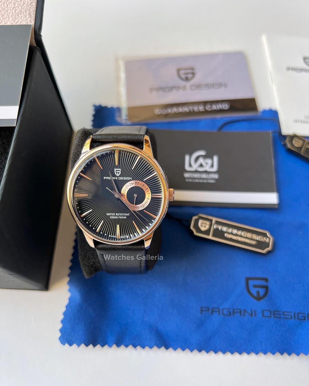 Pagani design Cocktail Time Quartz (Black/Gold) PD1654