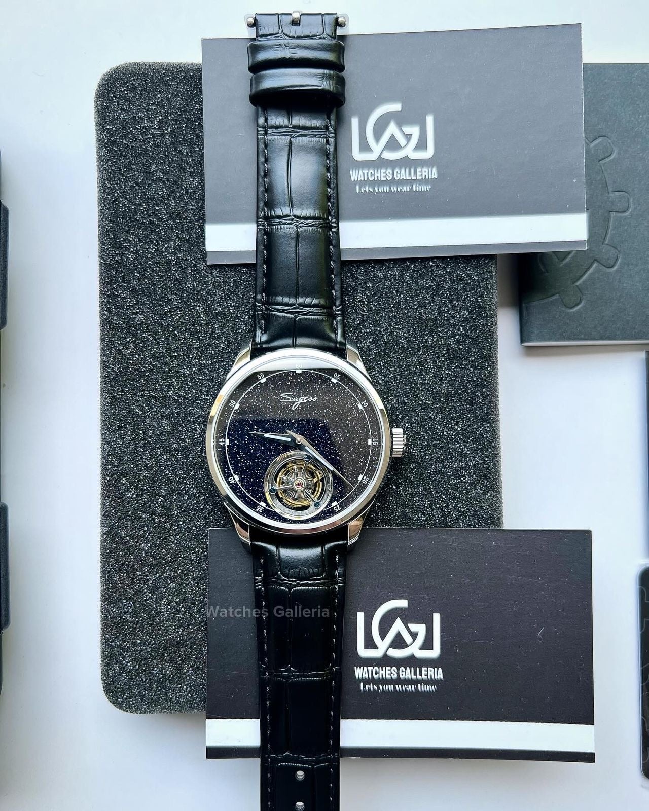 Suguess Tourbillon Master Automatic (Black) SU8230STRF Watches Galleria