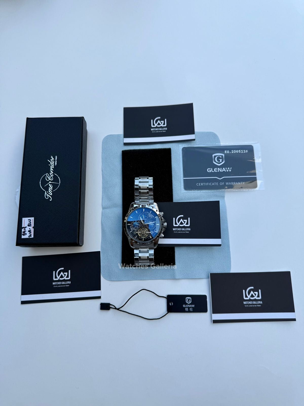 Glenaw Moonphase Automatic (Black) GL8919 Watches Galleria