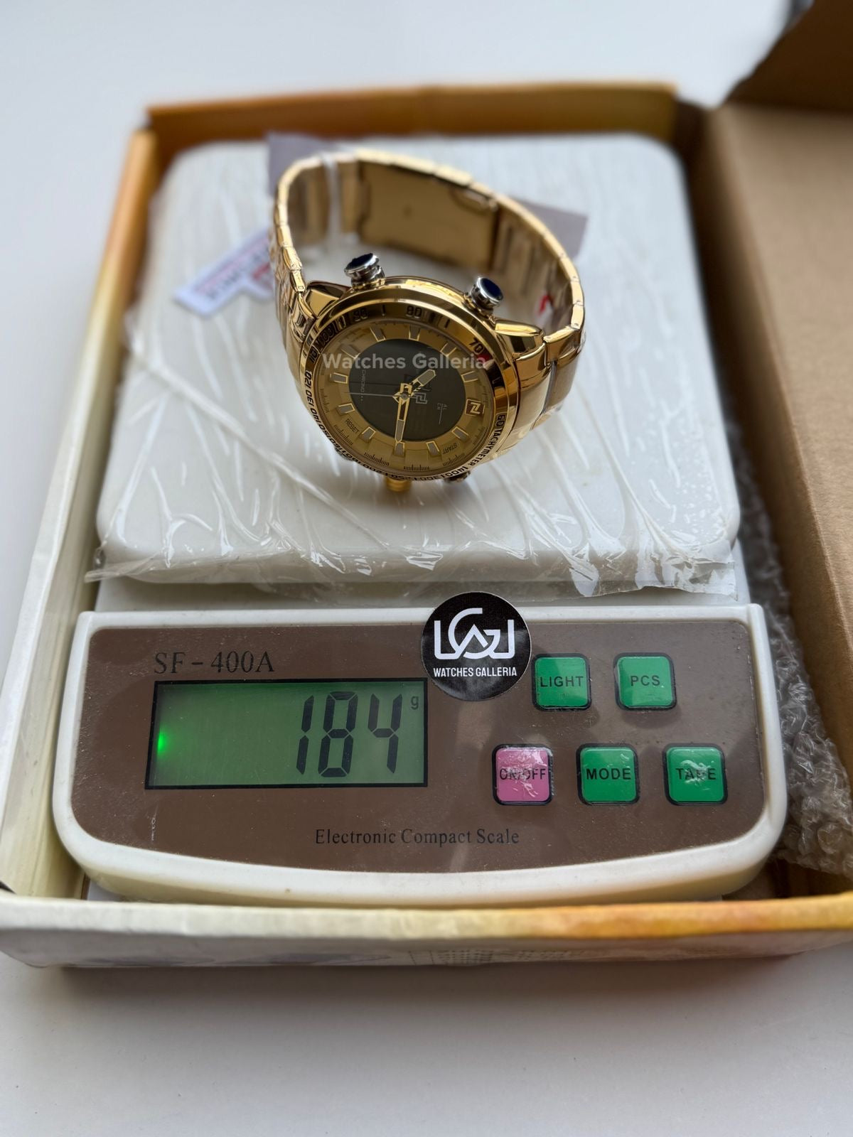 Naviforce Dual Analog and Digital Watch (Gold) NF9093M Watches Galleria