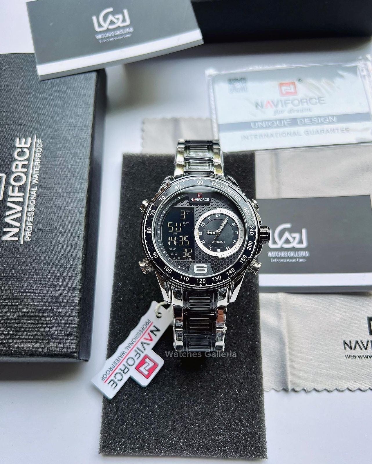 Naviforce Dual Display Digital (Black) NF9199