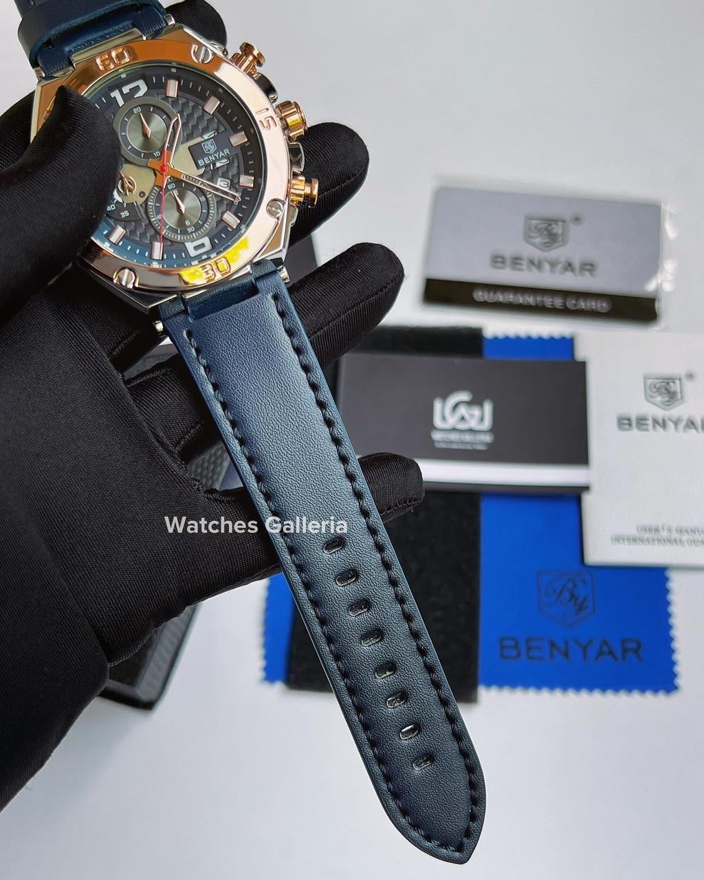 Benyar Chronograph Quartz (Blue Gold) BY5151