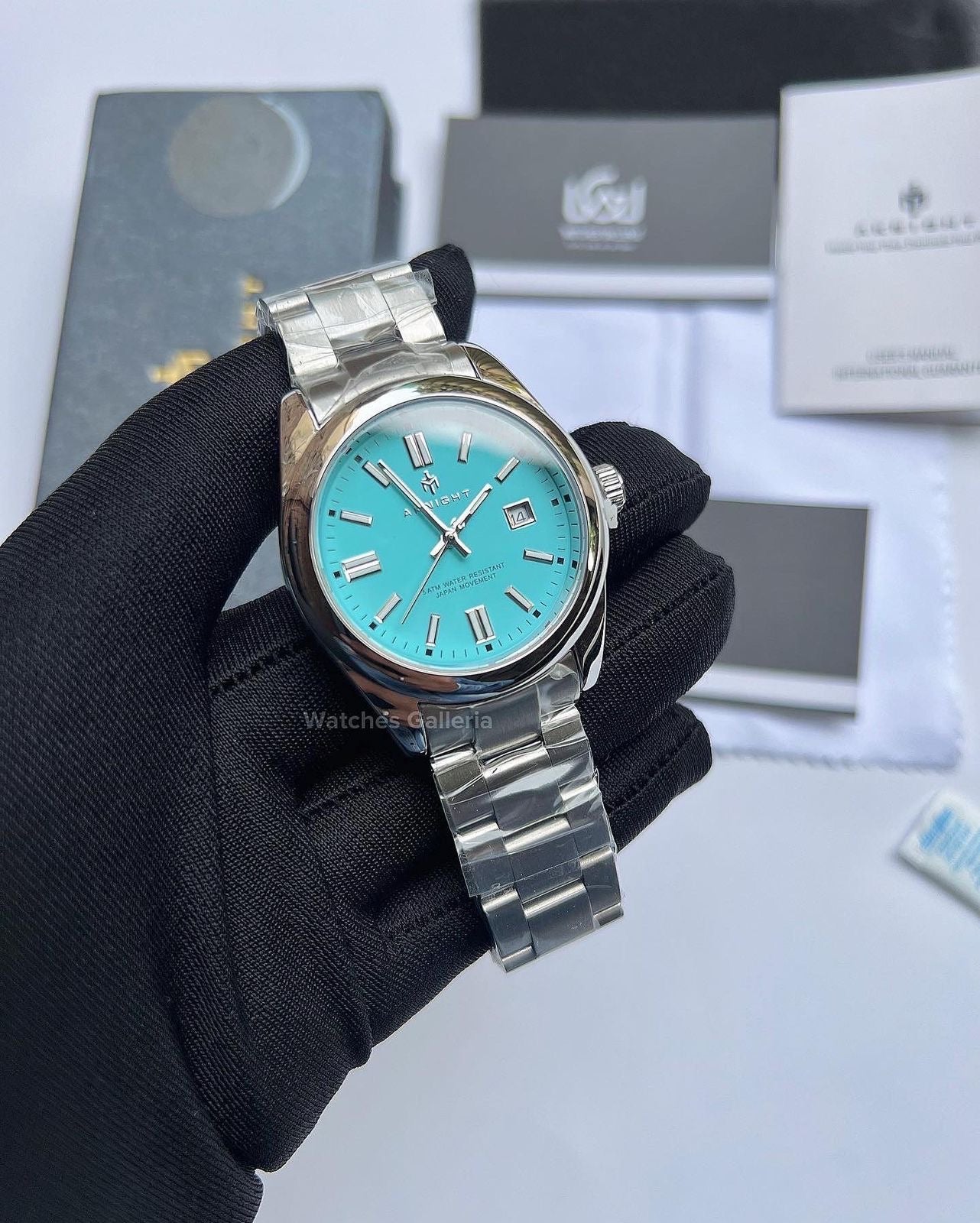 Aknight Oyster Perpetual Quartz (Tifanny Blue) AK2113