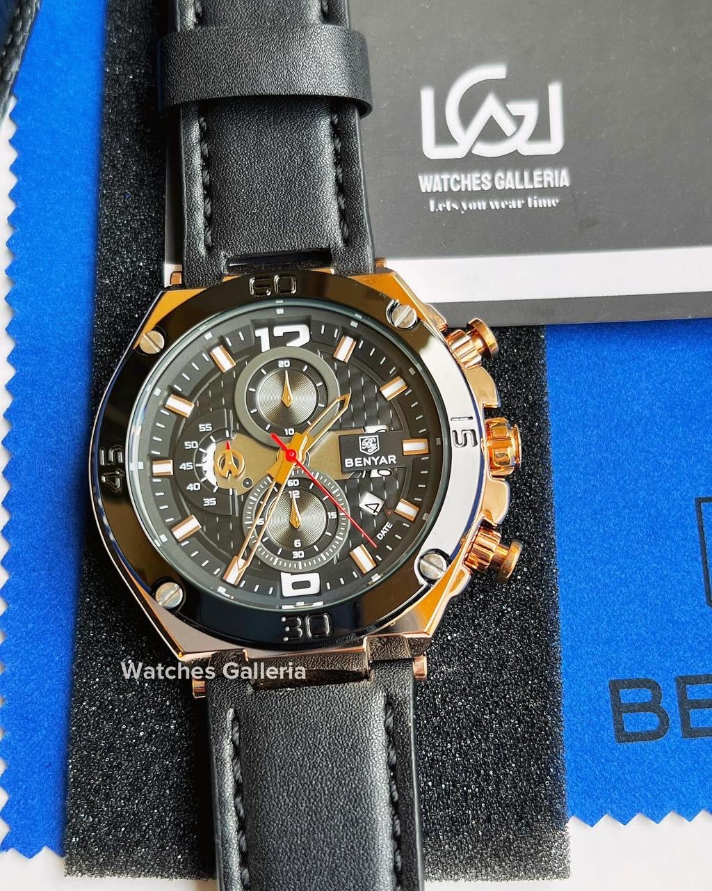 Benyar Chronograph Quartz (Black Gold) BY5151