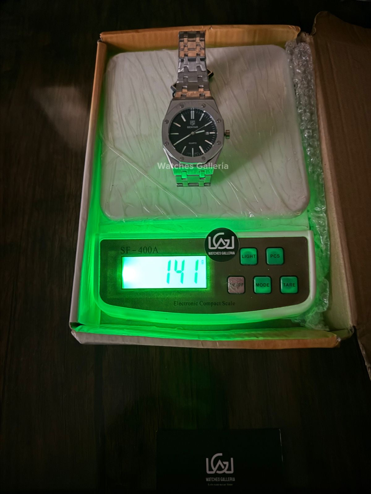 Benyar Royal Oak V2 Quartz (Black) By5156 Watches Galleria © Copyrights All Right Reserved