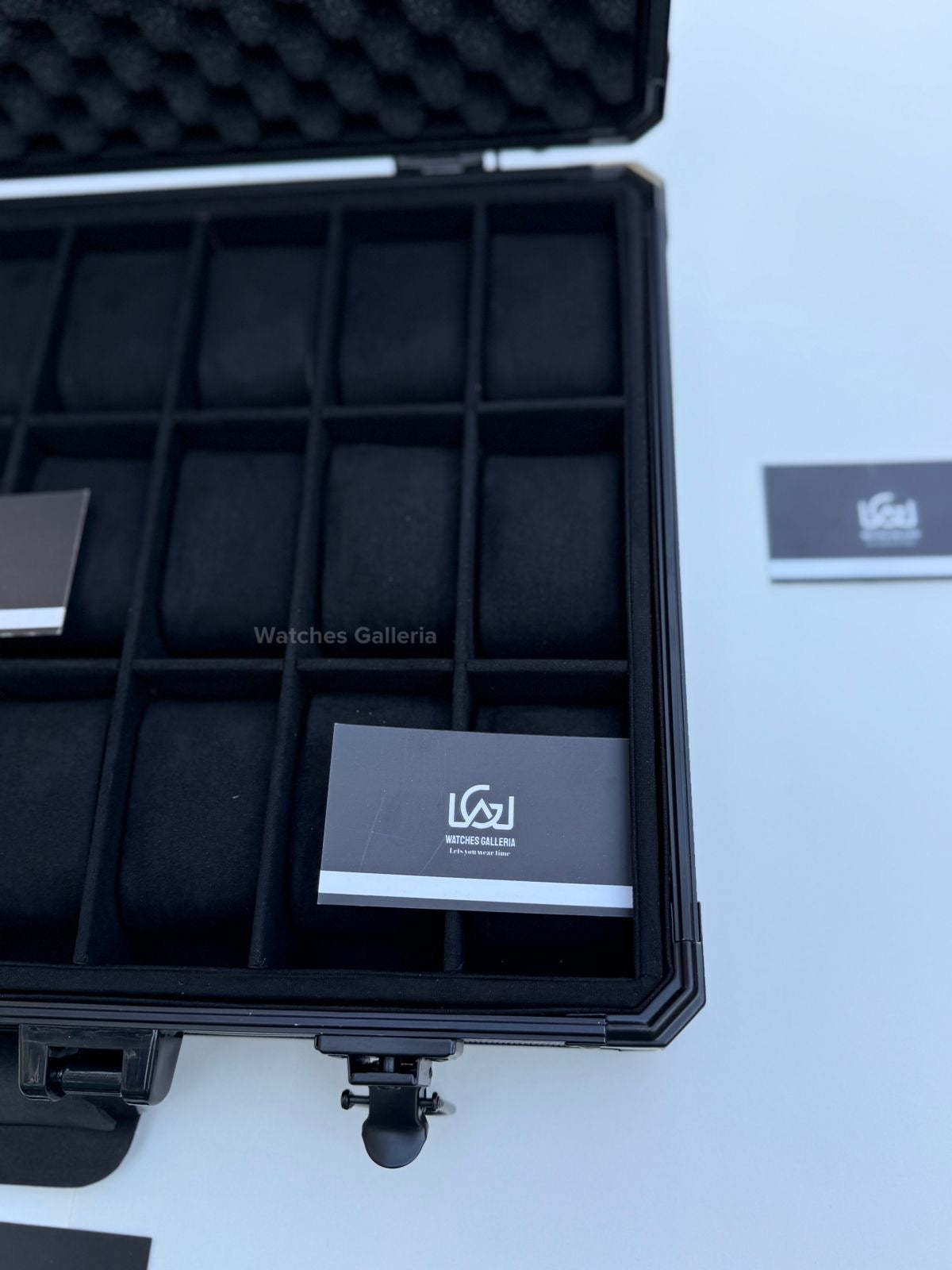 Watch Organizer Box Aluminium 24 Slots (Imported) Watches Galleria