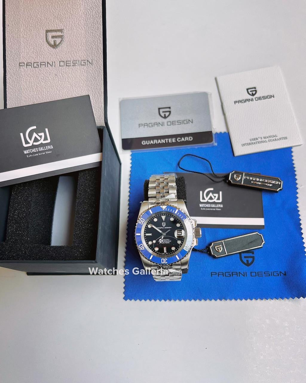 Pagani Design Submariner Automatic (Smurf Black) PD1661