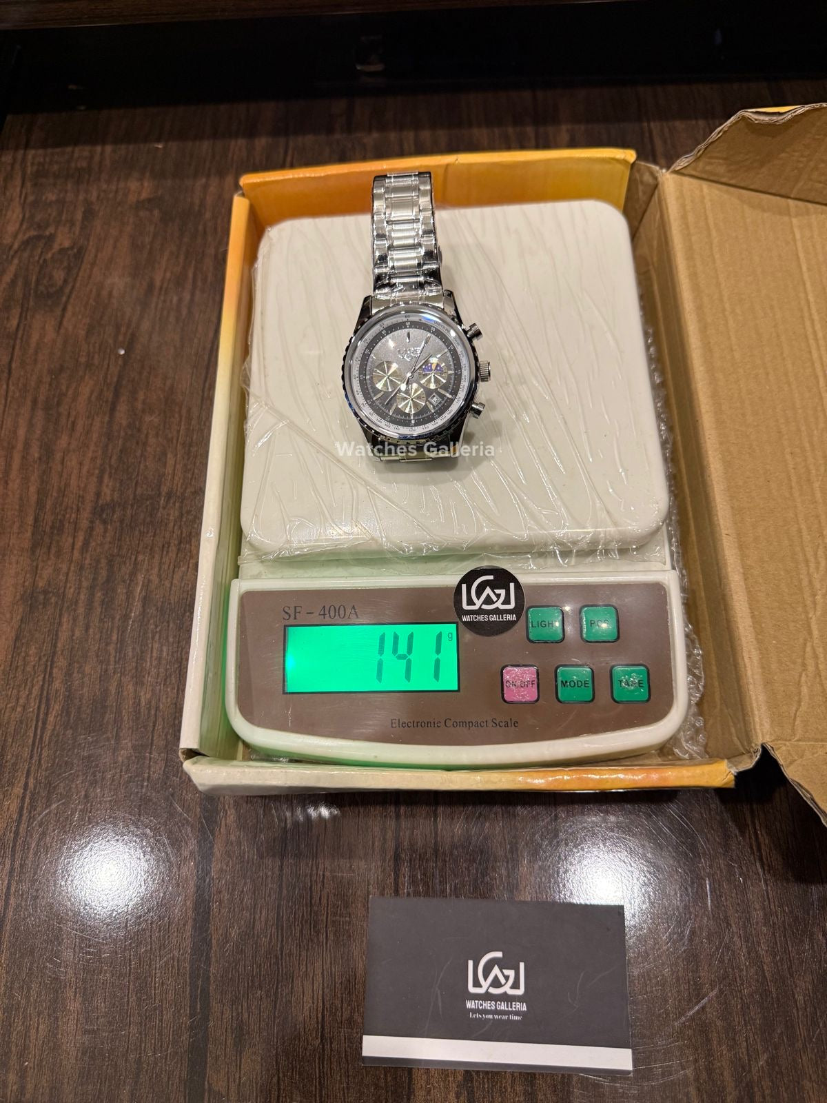 Lige Chronograph Quartz (Black) Lige8989 Watches Galleria