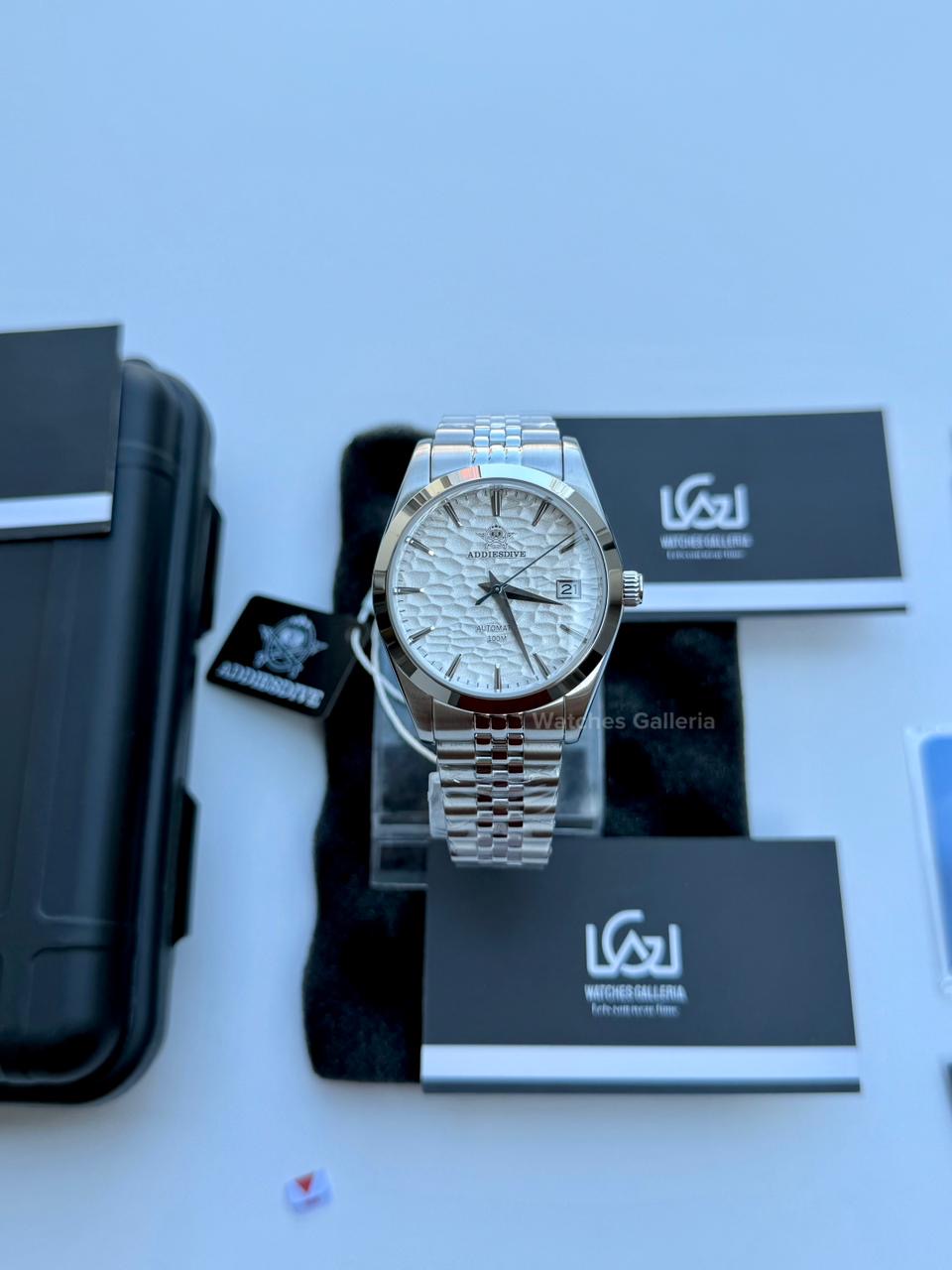 Addiesdive Omiwatari (White) Japan Automatic Movement AD2118 Watches Galleria