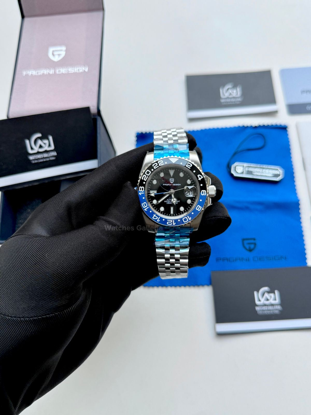 Pagani Design GMT Master II Automatic (Batgirl) Pearl DG5833 PD1662