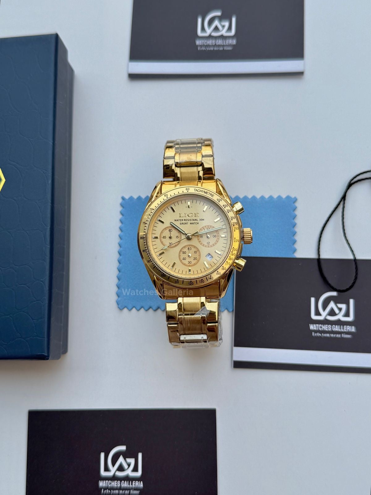 Lige Speedmaster (Gold) lige89137 Watches Galleria