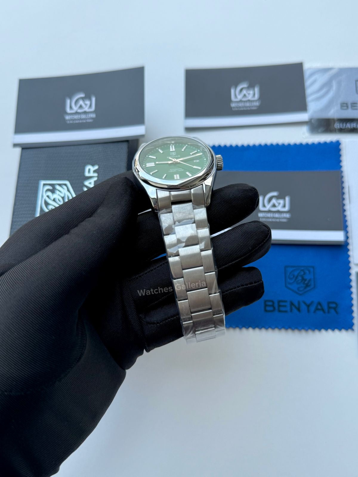 Benyar Oyster Perpetual Automatic (Green) BY5185 Watches Galleria