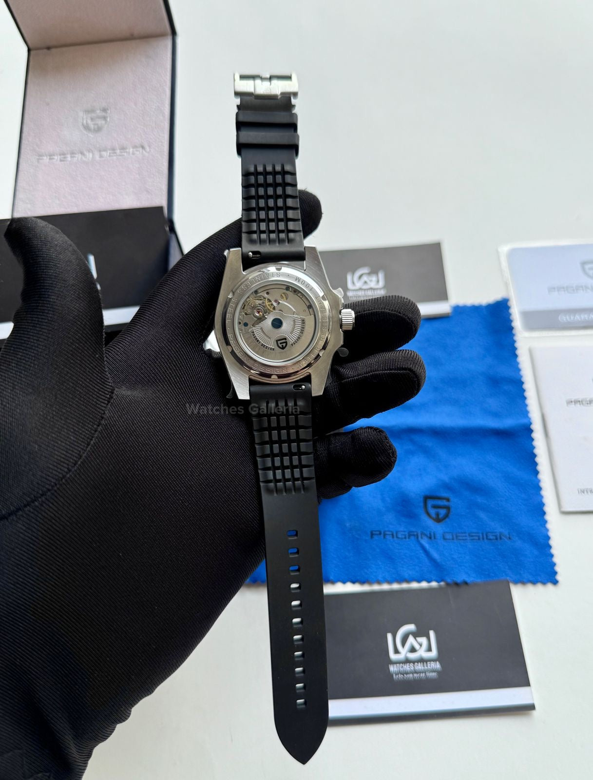 Pagani Design GMT Master I Sprite Automatic(Silicon Exclusive) PD1662 Watches Galleria