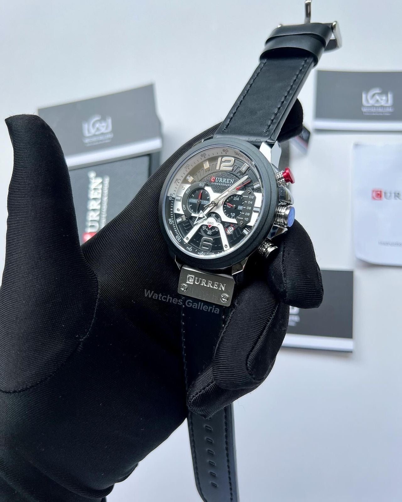 Curren Chronograph (Black) C8329 Watches Galleria