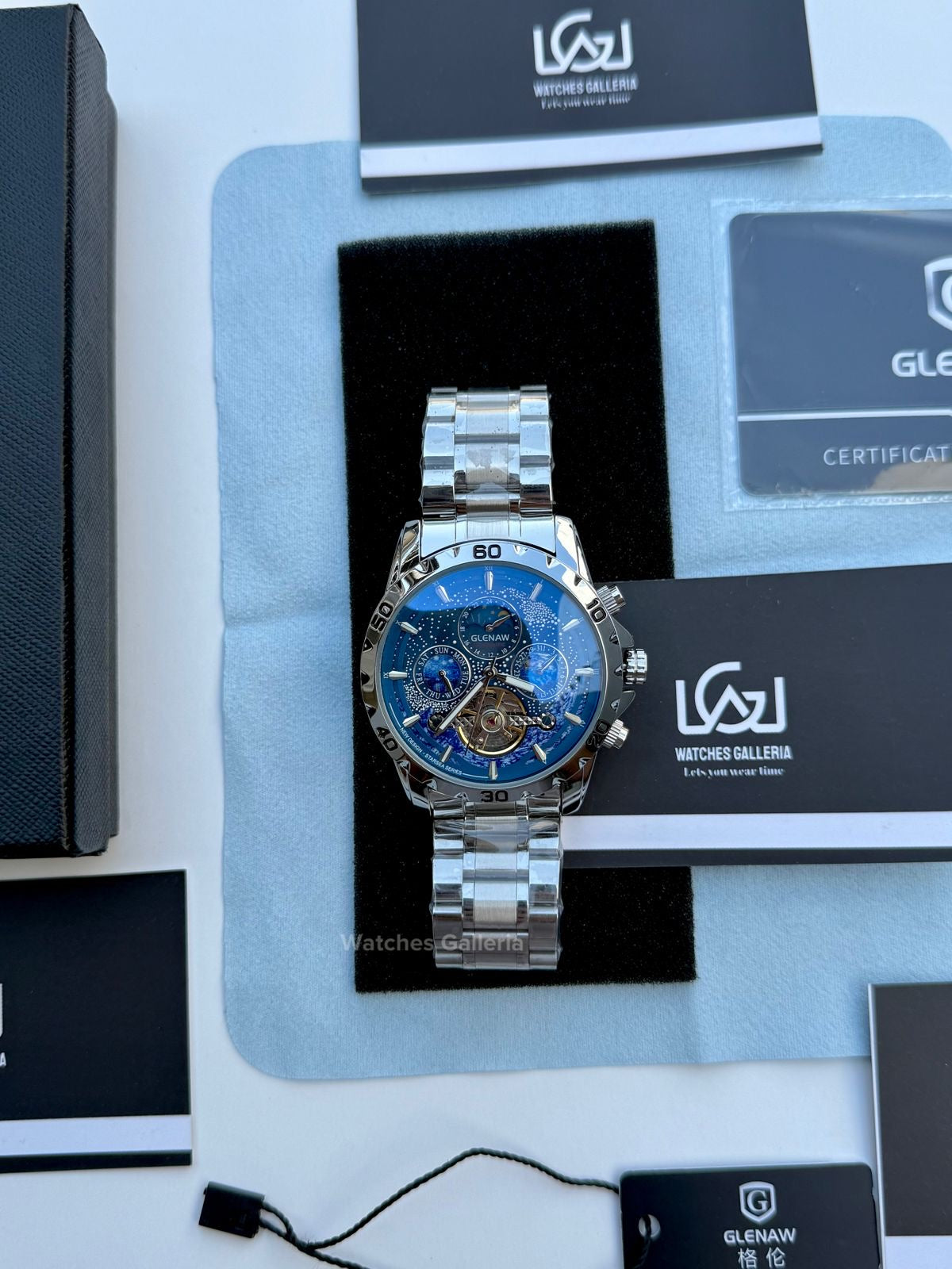 Glenaw Moonphase Automatic (Blue) GL8919 Watches Galleria