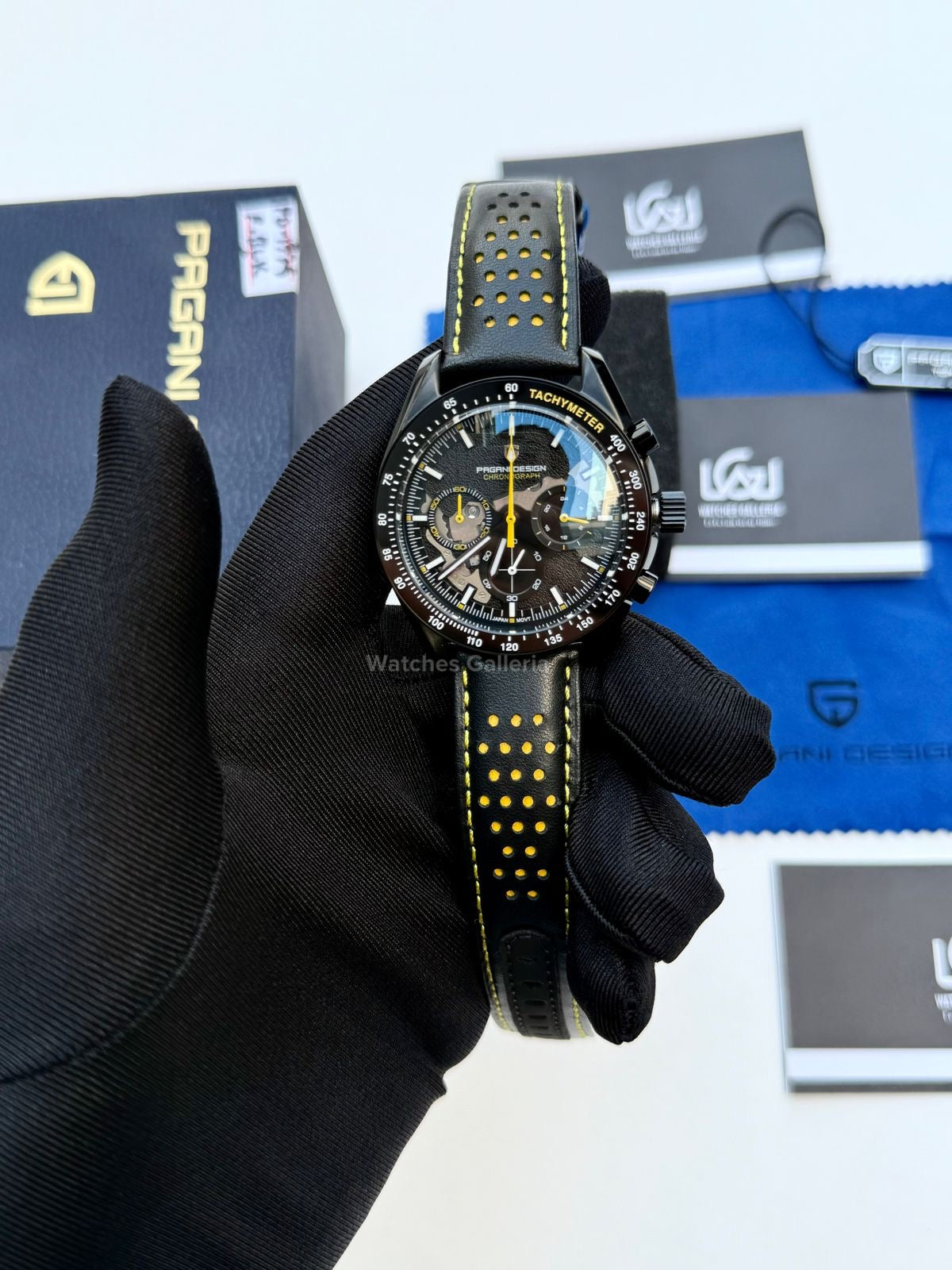 Pagani Design Speedmaster Dark Side of the Moon Apollo 8 Quartz PD1779 Watches Galleria