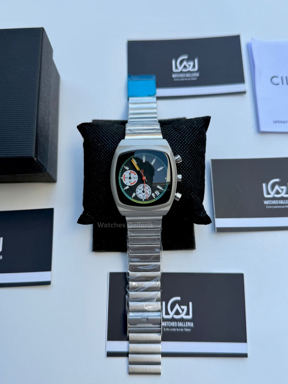 Ciloa Retro Dial Chronograph (Black) ciloa501 Watches Galleria