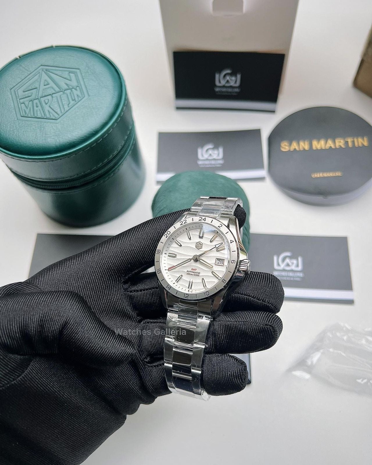 San Martin Desert White Automatic SN0129
