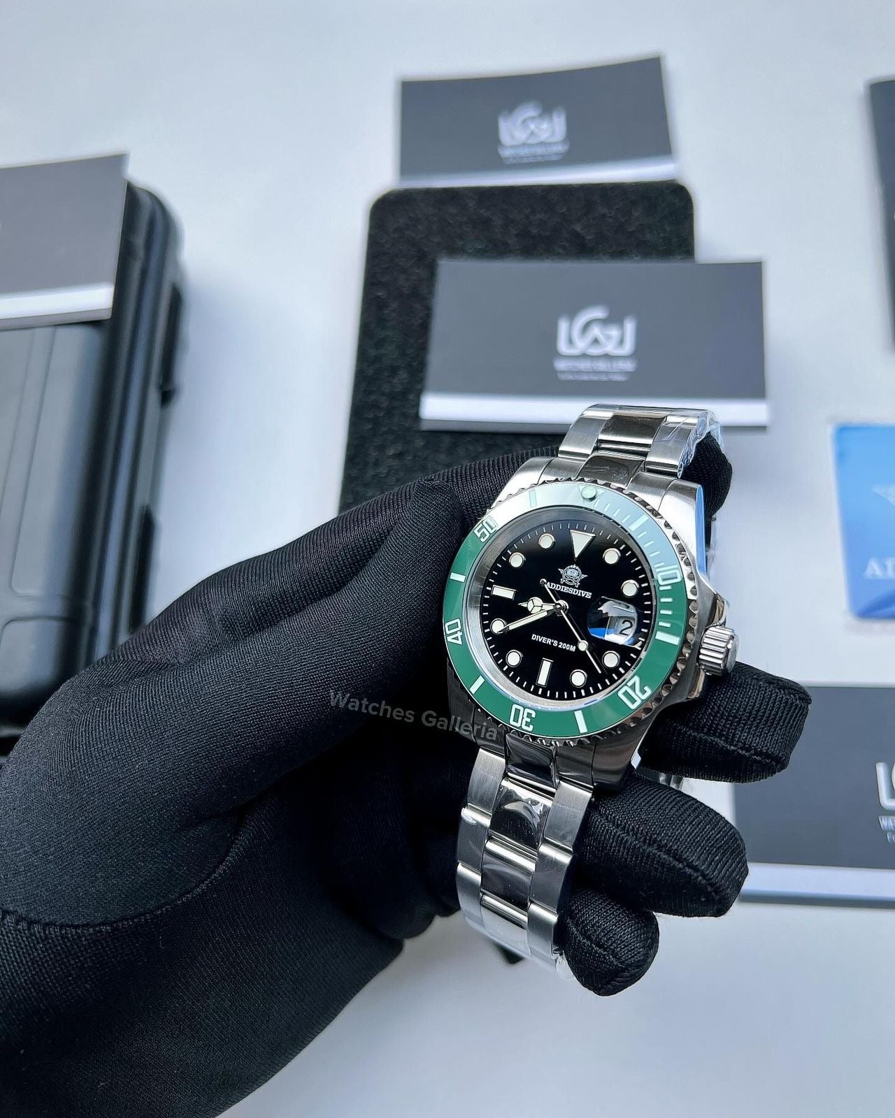 Addiesdive Submariner Kermit MY-H3-2QZ