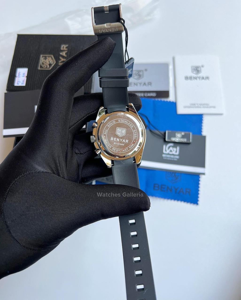 Benyar Black Bay Chronograph Quartz (Black) BY5194